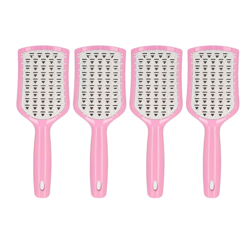 Vented Cushion Design Detangling Brush Ultra-Soft Bristles Lightweight Breathable Hair Detangler Scalp Massaging Function for Wet Dry Hair Tangle
