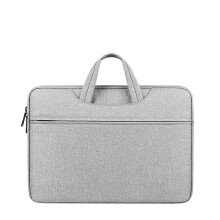 Laptop Bag with front pocket for 1313.3 inch notebooks, Light Grey