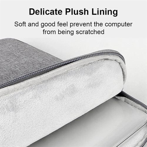 Laptop Bag with front pocket for 1313.3 inch notebooks, Light Grey 2