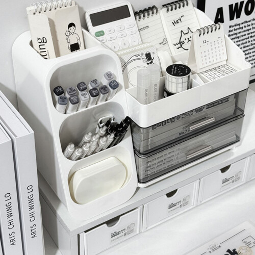 Boîte de rangement de bureau décorative, pour-Crémeux 2
