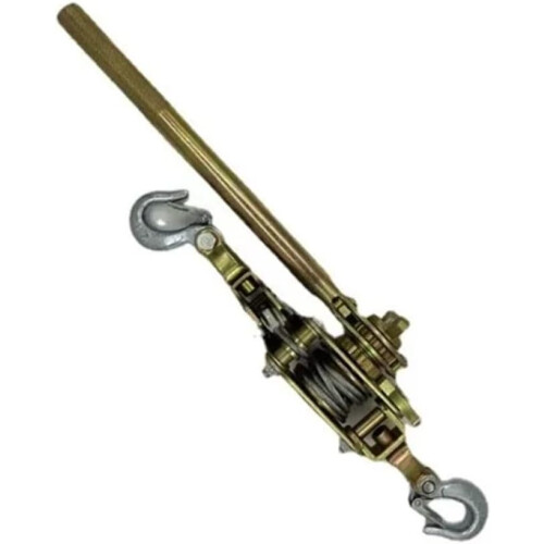 Tow winches, 3T 3hook ratchet cable puller, hand steel wire rope puller boat trailer winch 2