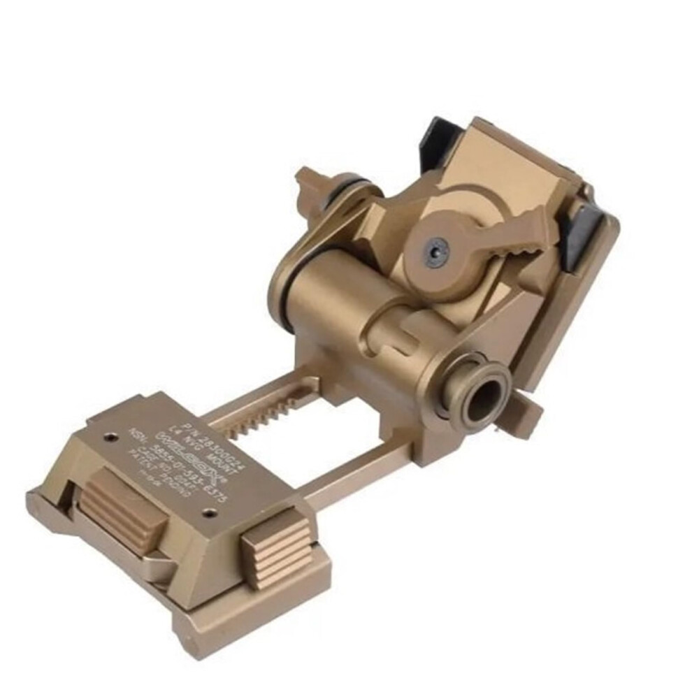 Nvg Mount L4g24 Aluminum Helmet Bracket For Pvs15 Pvs18 Gpnvg18 Night Vision Goggles Gold 9382693613448