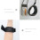 Bodyboard leash, Bodyboard wrist leash, Elastic, Lightweight surfboard replacement strap Black 5