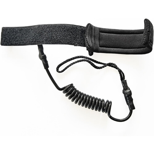 Bodyboard leash, Bodyboard wrist leash, Elastic, Lightweight surfboard replacement strap Black 2