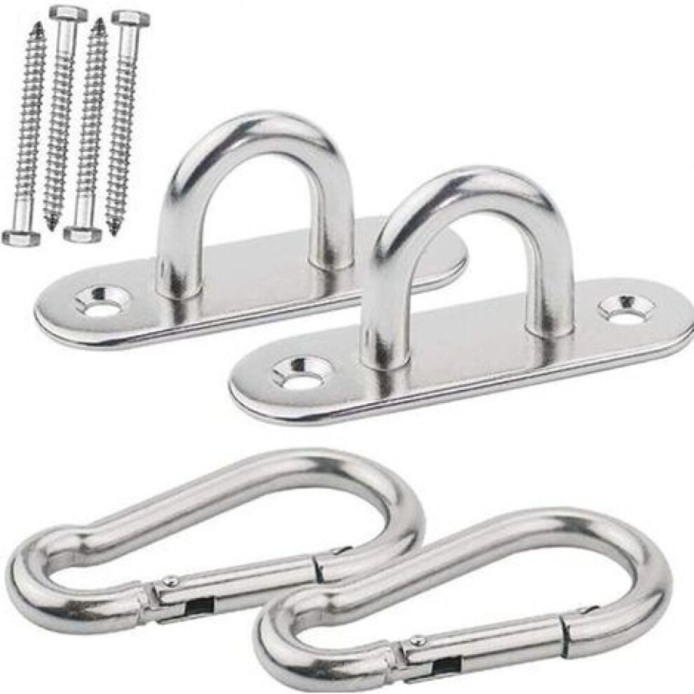 Pad Eye Plate: Marine Grade Solid Stainless Steel For Heavy Duty Ceiling Fan Hooks, Smooth Surface Treatment Ensures Rustproof And Corrosion Resistant 9463374786818