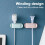 Non-Marking Hook Cable Clips, Desk Organizer, V-Shaped Edge, Strong Adhesive for Clutter-Free Spaces (4pcs) 3