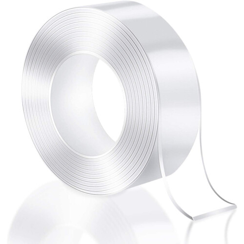 Wiederverwendbares doppelseitiges Nano-Klebeband 5 m   1 Packung