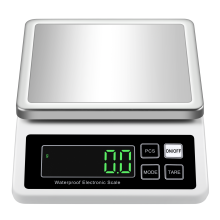 Elektronische Digitalwaage White  10kg/1g