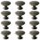 Schrankgriffe Schubladengriffe mit Schrauben 12er-Pack Bronze 1