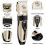 Dog trimmer with accessories Black/Gold 3