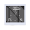 Multifunctional Digital Wall Clock Bathroom White 1