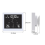 Multifunctional Digital Wall Clock Bathroom White 4