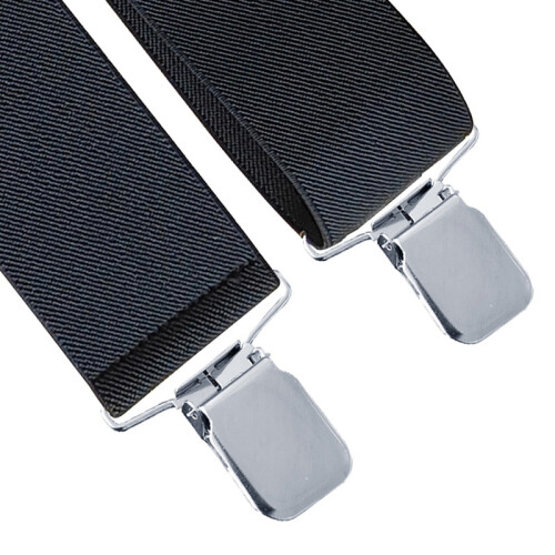 Verstellbare elastische Hosenträger Black 1
