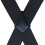 Verstellbare elastische Hosenträger Black 6