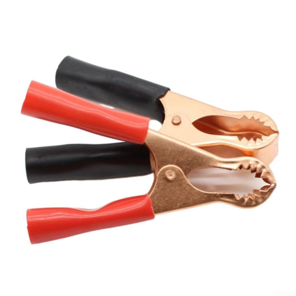 50A Heavy Duty Battery Alligator Clips Copper Plated Clamps For Charging And Testing 2Pcs 9347817911541