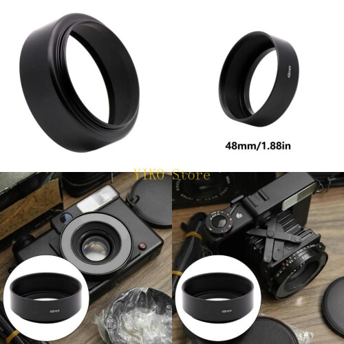 K32C 48mm μεταλλική κουκούλα φακού για QL17GIII αξεσουάρ φωτογραφικού εξοπλ