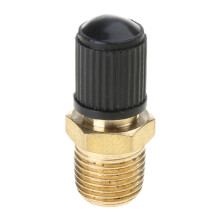 Valve de réservoir mâle MNPT 1/4 ", avec capuchons de-1/8"
