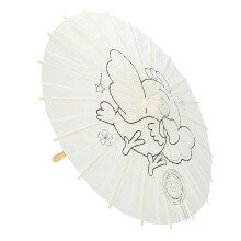 Handcrafted Bamboo Rib Parasol, Traditional Chinese Oiled Paper Umbrella, Perfect For Wedding & Photography Prop