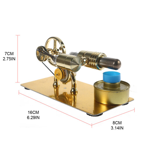 DIY-motormodel Metaal Mini-assemblagemodel Speelgoed Elektrische 1