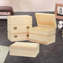 Holzaufbewahrungsbox Personalisierte leichte Holzaufbewahrungsbox Multifunktionale quadratische Schwenkboxen Bastelboxen Aufbewahrungsbehälter