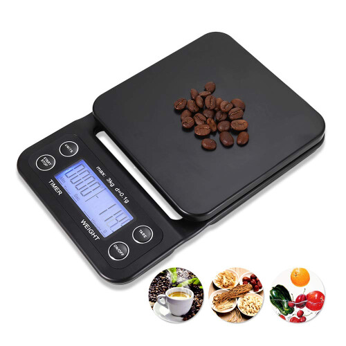Digitale Küchenwaage / Kaffeewaage 3 kg/0.1 g Black 2