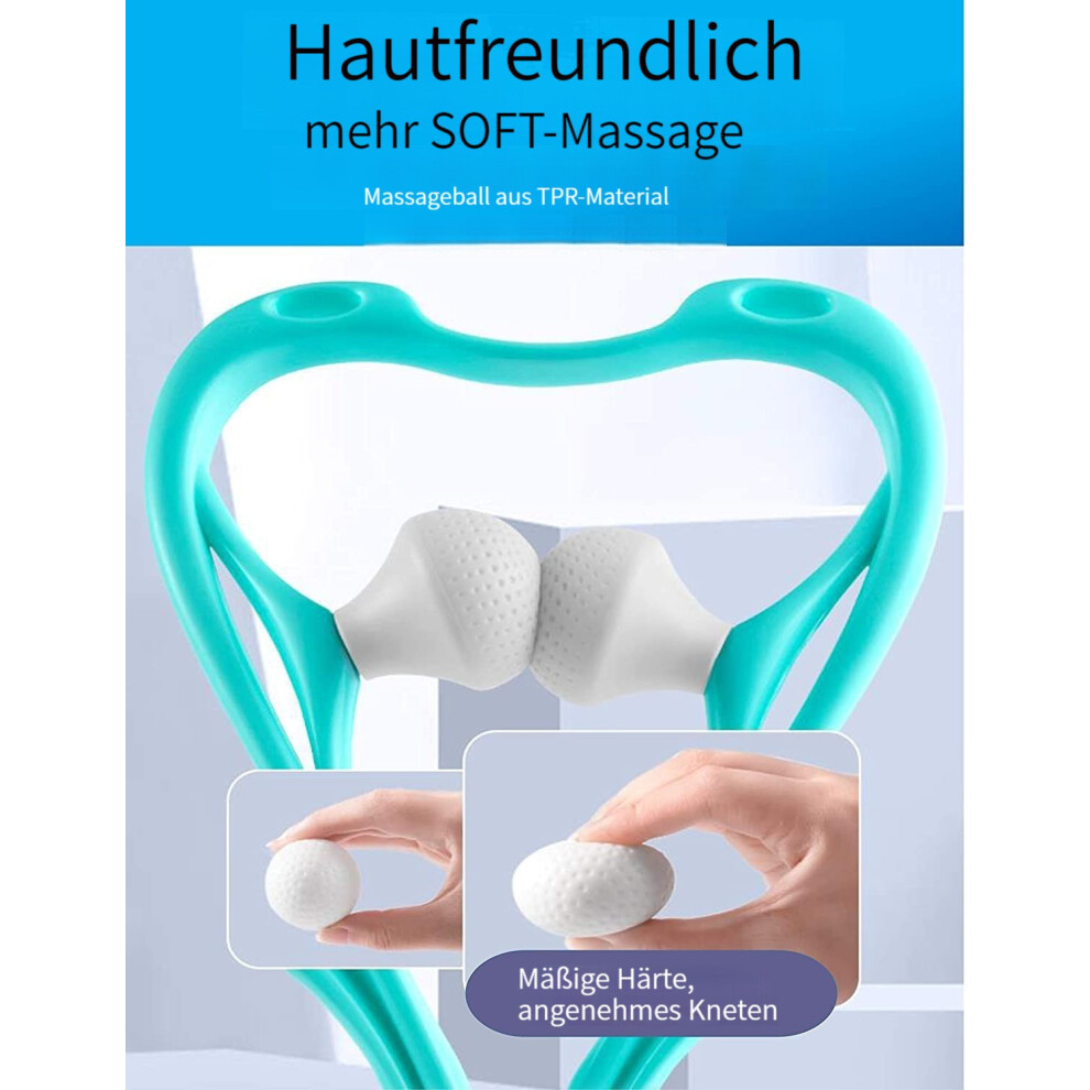 Neck Massager: The Manual Solution For Pain Relief And Anti-Ergonomic Design, Tailored For Neck, Shoulder, And Leg Areas