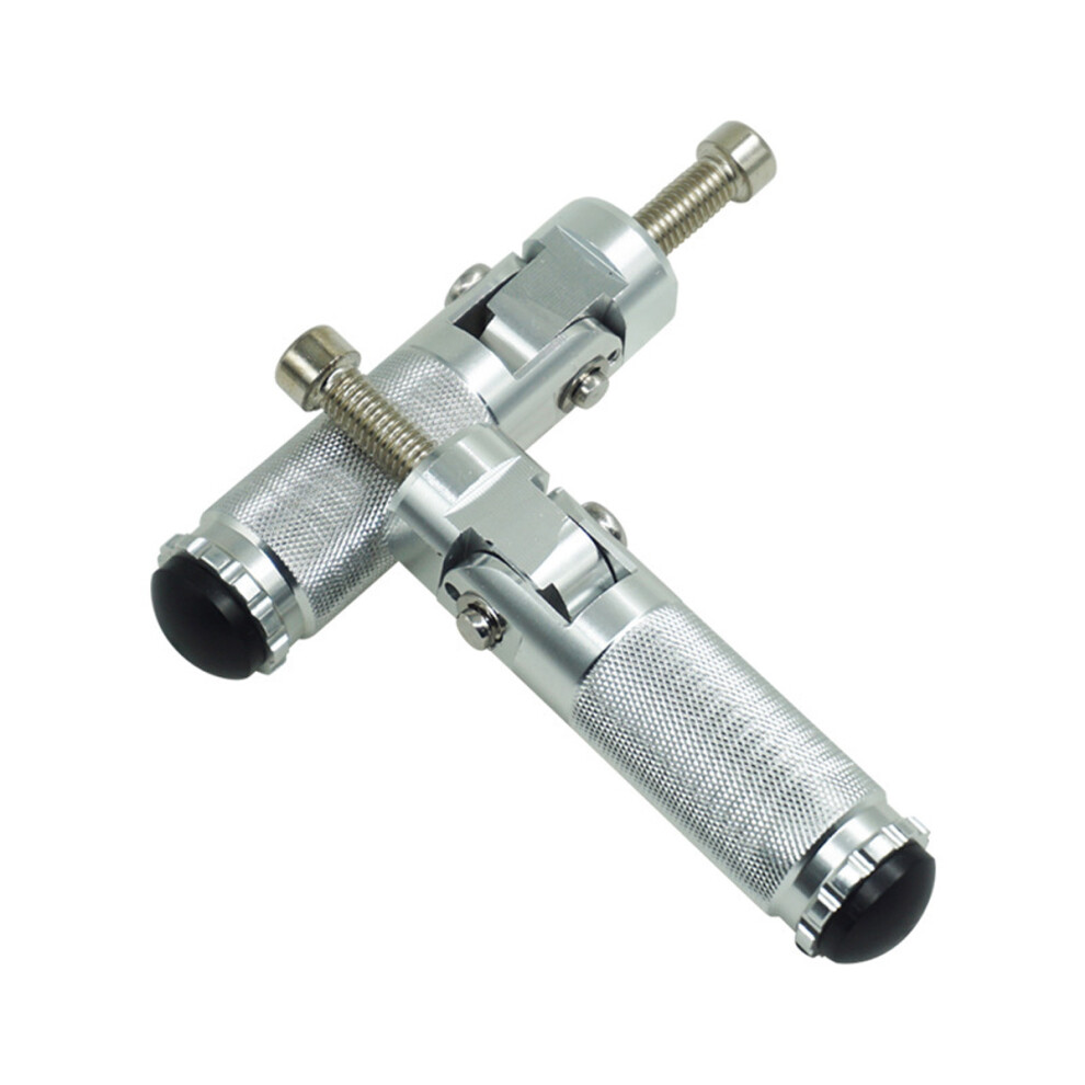 Universal Motorbike Footrests, Cnc Machined Aluminum Alloy Pedals For Enhanced Stability, Non-Slip Surface Offers Safe Riding 9128293488037