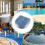 Αδιάβροχο μαξιλάρι πλάτης Spa, εύκολο γέμισμα με τυπικό ακροφύσιο ή ακροφύσια Spa, 2
