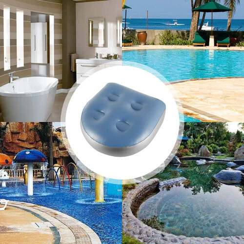 Αδιάβροχο μαξιλάρι πλάτης Spa, εύκολο γέμισμα με τυπικό ακροφύσιο ή ακροφύσια Spa, 1