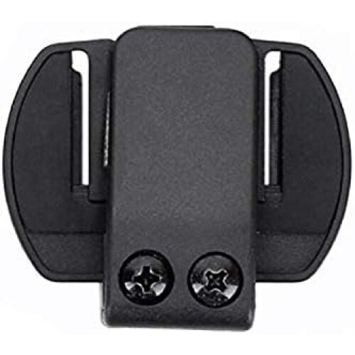 Staffa di montaggio universale per interfono da moto, clip di sicurezza per casco, accessorio interfono Bluetooth per un utilizzo compatto e