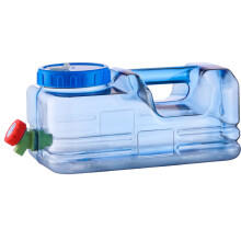 Waterfles voor buitenactiviteiten, een handige watercontainer met kraantje, gemaakt van voedselveilig materiaal, ideaal voor kamperen, wandelen,