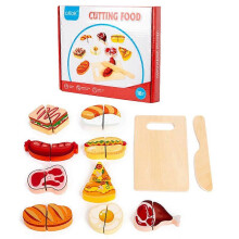 (A) Wooden Pretend Play Simulation Food Fruits Vegetables Toys For Children Kids