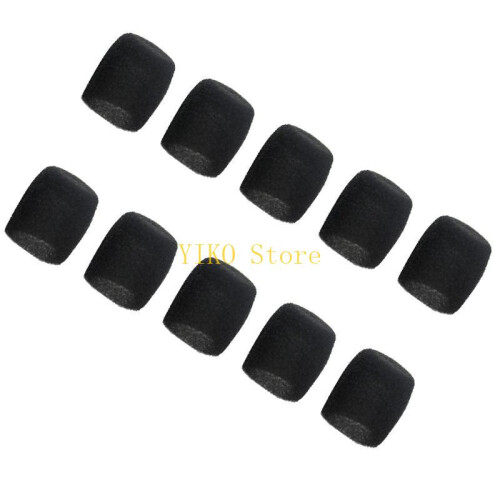 K32C 10Pcs Κάλυμμα μικροφώνων αφρού για φορητές προστασίες παρμπρίζ 2