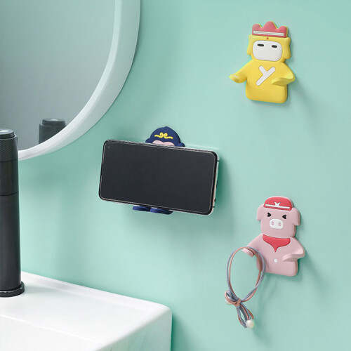 Creative Wall Fridge Mound Hooks/Hangers for Eyeglasses Brush-D 2
