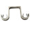 2pcs/set Double Curtain Rod Brackets Window Hardware-champagne 5