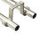 2pcs/set Double Curtain Rod Brackets Window Hardware-champagne 6