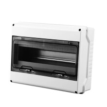 Clear Lid Power Distribution Protections Box IP65-12 ways