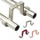 2pcs/set Double Curtain Rod Brackets Window Hardware-champagne 3