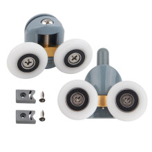 Adjustable Cabins Pulley Shower Door-Gray wheel set 25mm