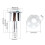 Toilet Dual Flush Round Shape Push Button Round Shape 3