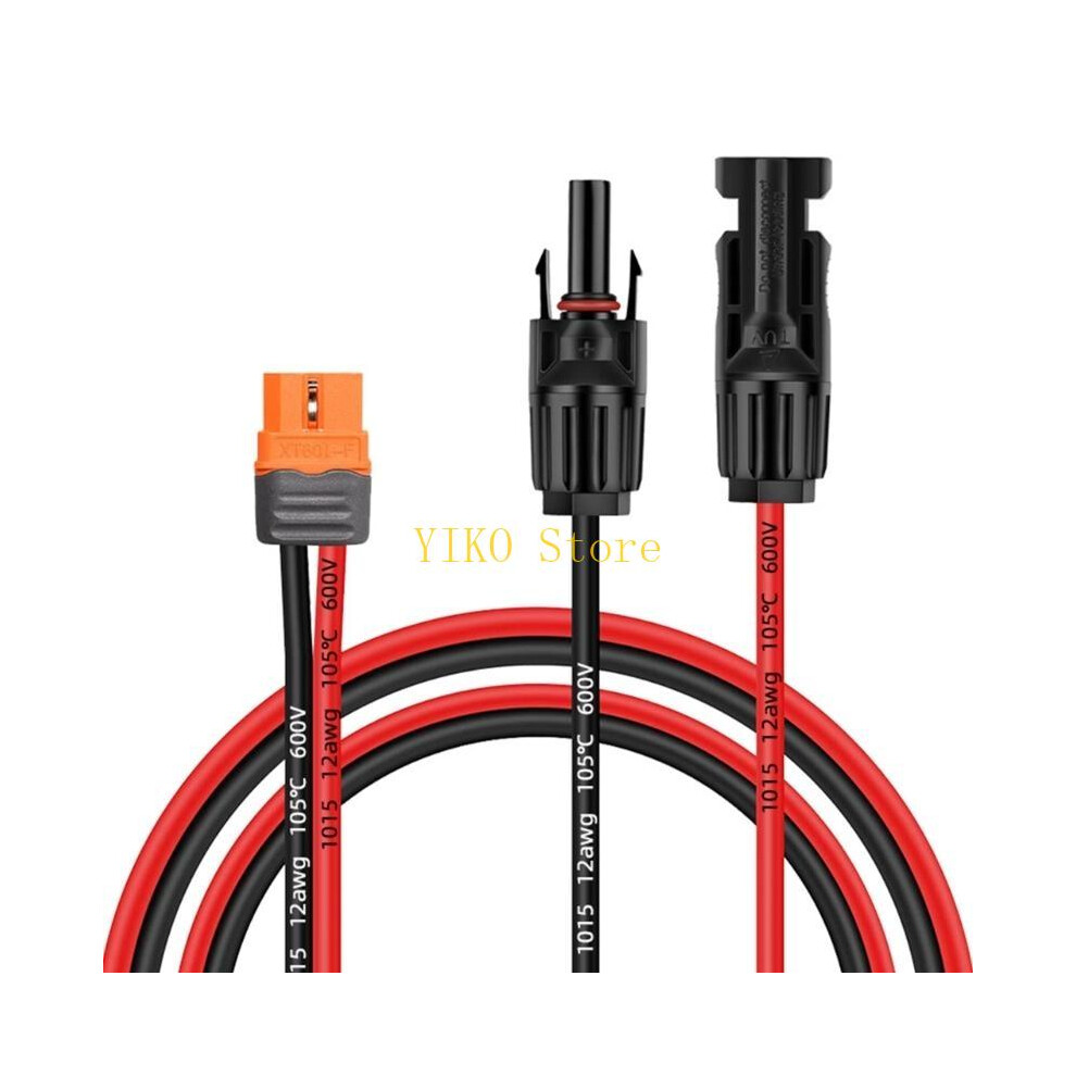 K32c Solar Xt60 Extension Solar Panel Adapter Cable 12Awg Xt60i Connector For Power 6935161431926