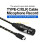 K32C USB C Αρσενικό σε 3Pin Θηλυκό Καλώδιο μικροφώνου σύνδεσης για τηλέφωνα Tablet 5