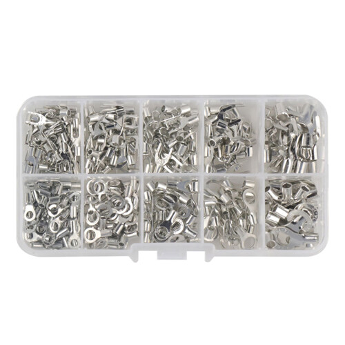 320 Pcs Tin-Plated-Copper Wire Crimp Fork End Cable Lugs Crimp
