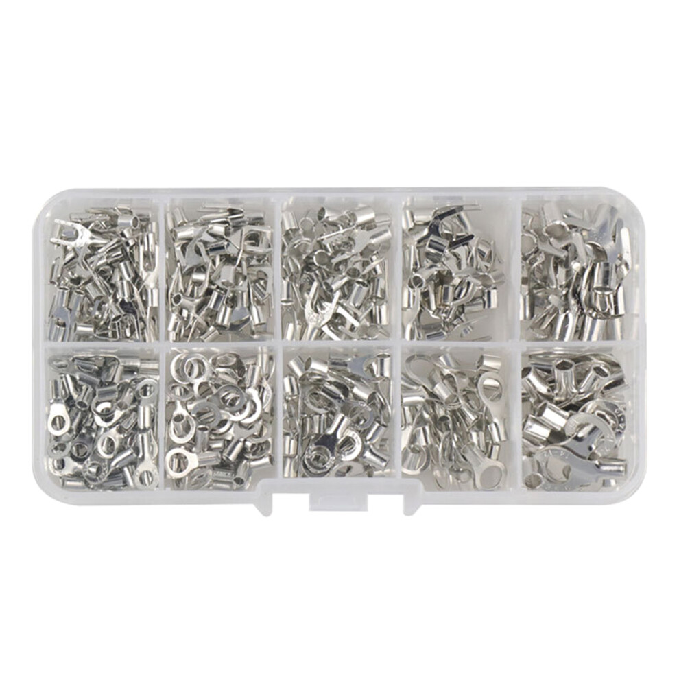 320Pcs Non-Insulated Ring Fork U-Type Terminals Wire Crimp Fork 7732000589249