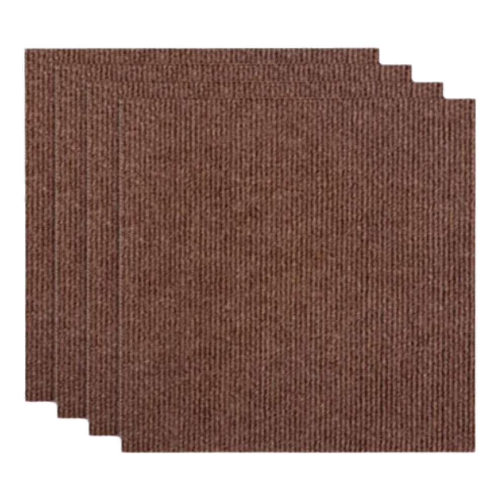 Selfadhesive Carpet Flooring, Reusable, Antistatic, Brown 50*50Cm*26Pcs 9382693614155