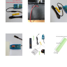 USB-zu-1V-24V AAA-Dummy-Batteriestromkabel mit Voltmeter-AAA-Batterie wiederverwenden Austausch von 1-8 Stück Akkus