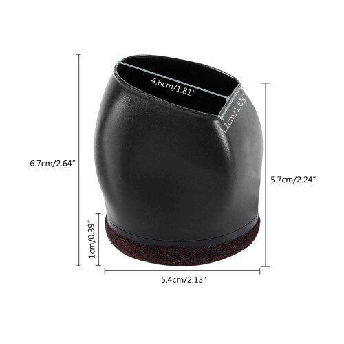 Bouchons de meubles tasses de roue pour chaise d'ordinateur de 1