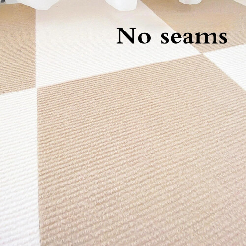 SelfAdhesive Carpet Flooring, Reusable, AntiStatic, Brown 50*50CM*26pcs 2