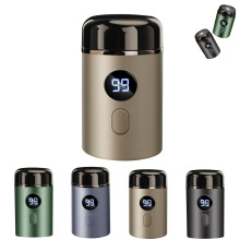 USB Rechargeable Electric Shaver with 3D Rotary Blades, IPX7 Waterproof Razor for Men