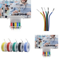 5 Stücke 18AWG Silikondraht-konformes, flexibles beschichtetes, verzinntes Kupferkabel